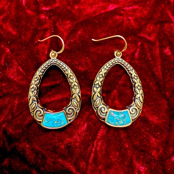 Studio Barse Turquoise Earrings - Picture 1 of 8
